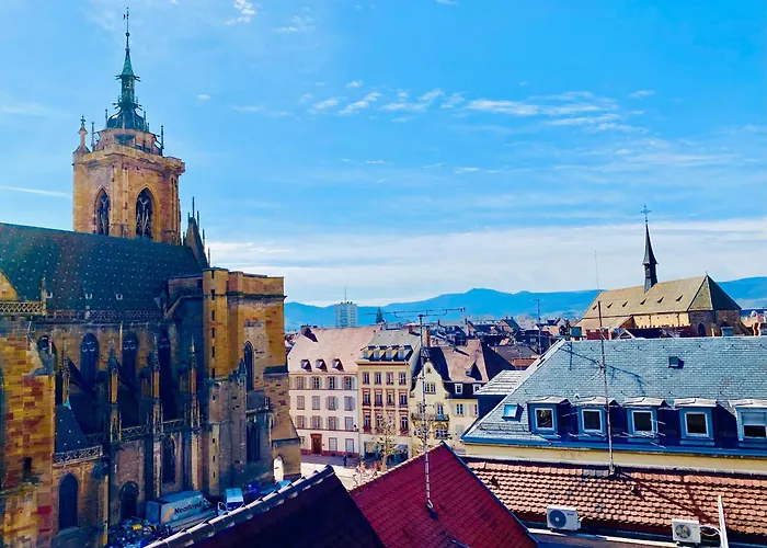 Appartement Lumineux A Colmar Avec Terrasse, Parking Et Wifi - 5 Min Du Centre - Fr-1-722-1